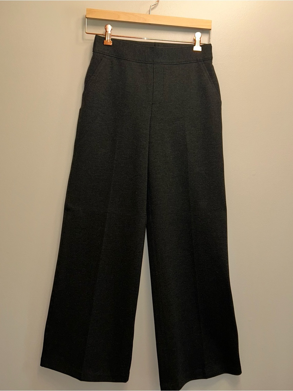 SPANX Charcoal Perfect Pant wide leg